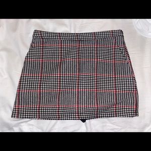 Plaid Skort